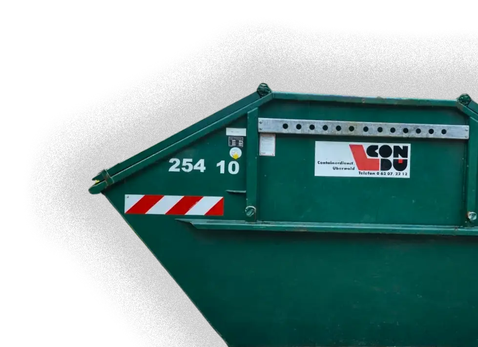 Seitenansicht eines Container